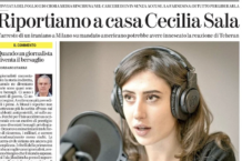 La prima pagina de La Stampa, che invoca la liberazione di Cecilia Sala